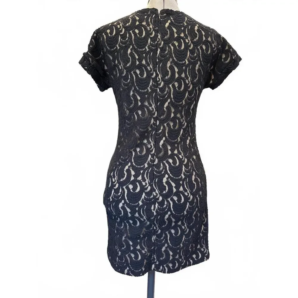 Vintage Vivienne Tam Women's Black Lace Dress XS - Picture 2 of 10